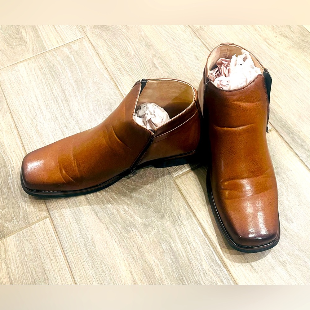 Magestik Collection Double Zipper Mens Ankle Boots